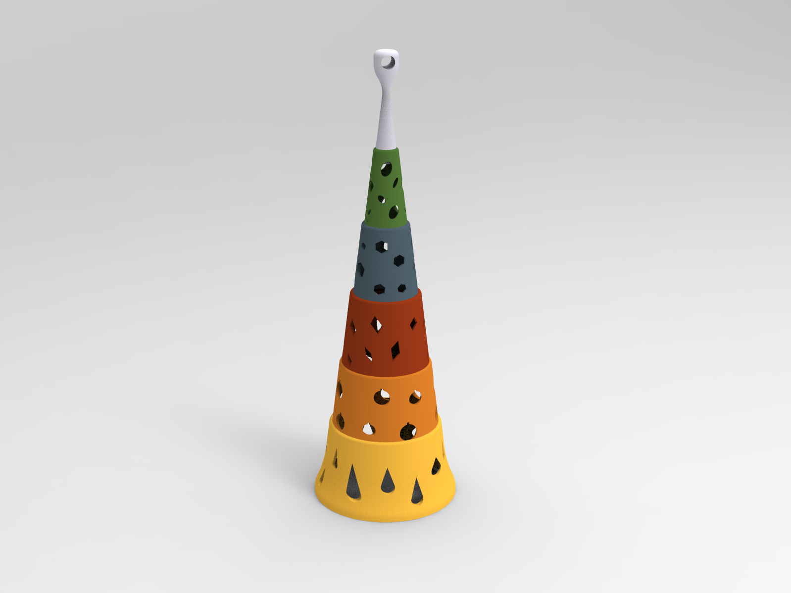 YOLKA - A Collapsible Christmas Tree - Print in Place!