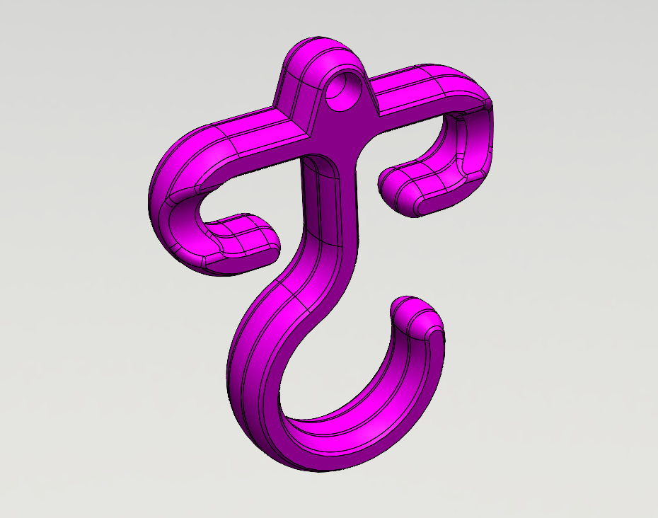 Miniatura 6 do modelo 3D Rope Hook