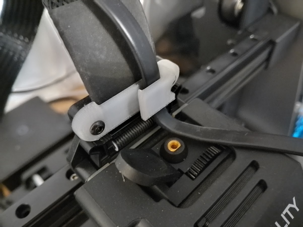 Creality Ender-3 V3 KE vibration sensor cable holder