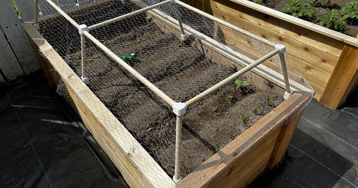 Garden Box Bird Netting Frame by calipsoii | Download free STL model ...