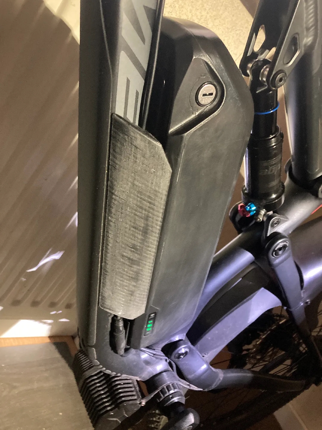 Ebike Battery Downtube spacer V1