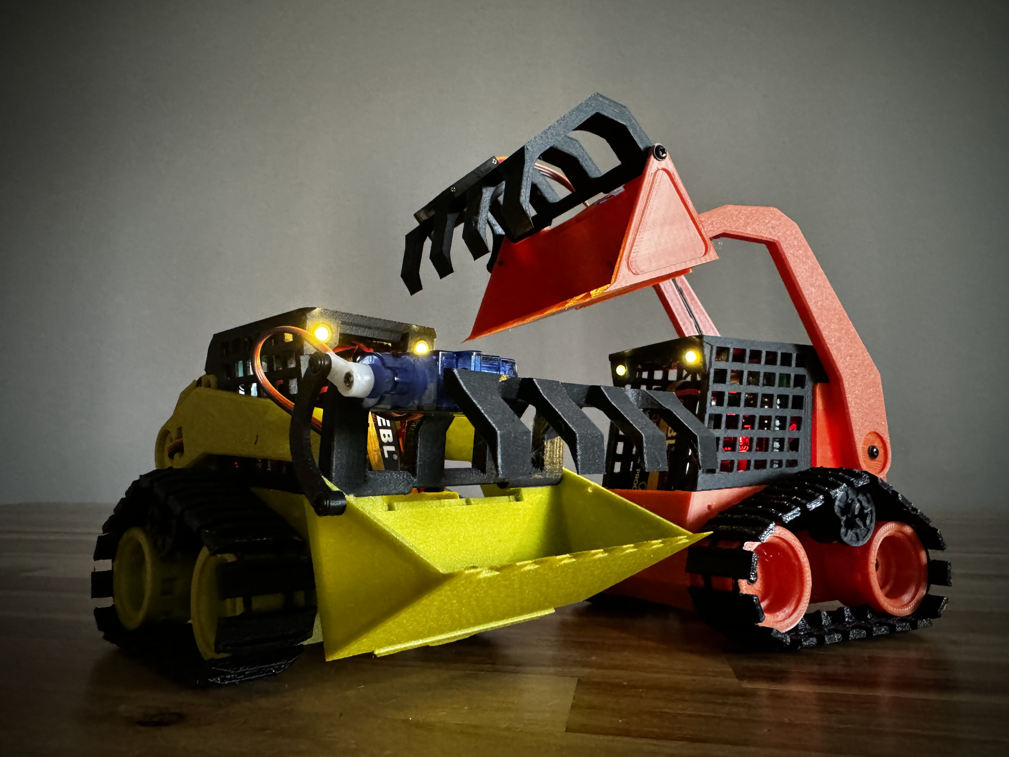 3D Printed RC SkidSteer V4.0