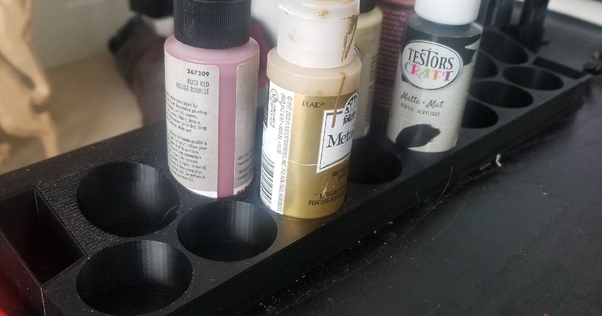 Modular Paint Holder by Sir Alffredo | Download free STL model | Printables.com