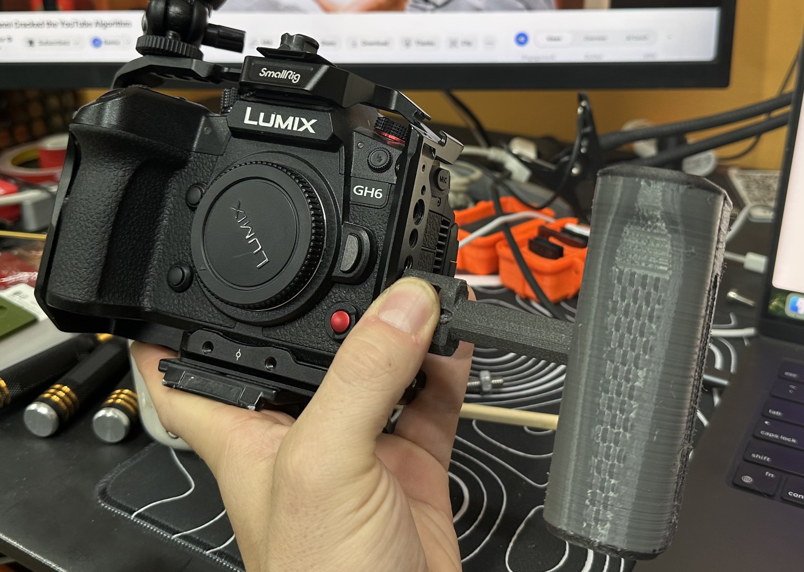 Adjustable Camera Grip (MultiMaterial Optional) — miniatura 2