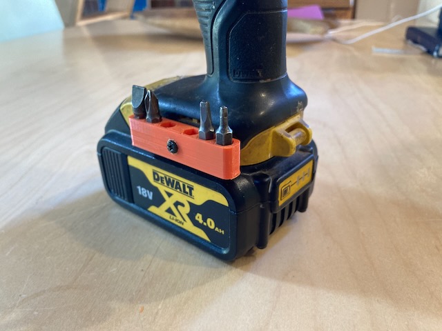 Dewalt Driver Bit Holder By Orchestral Gnu Download Free Stl Model
