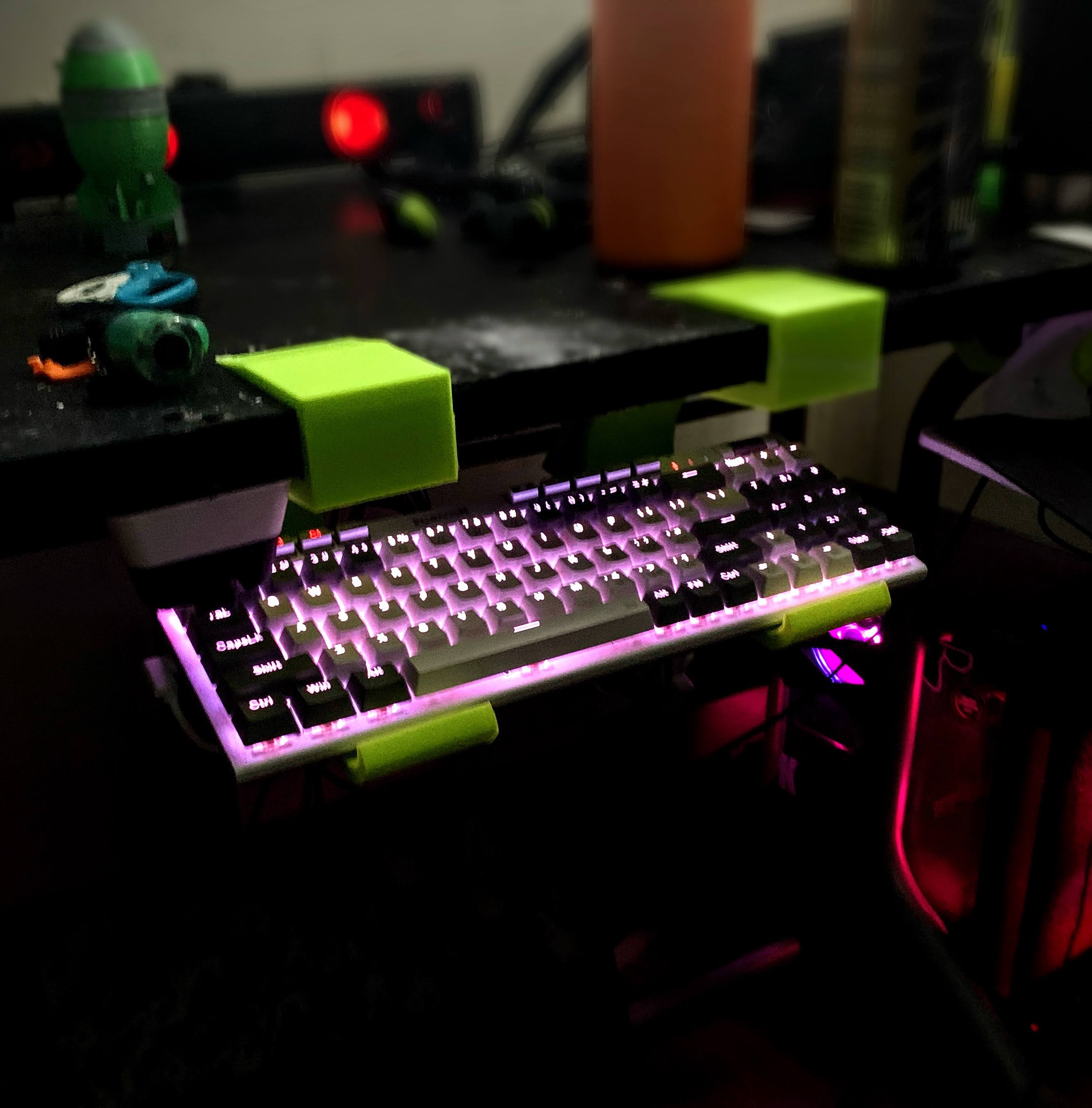 under desk keyboard shelf