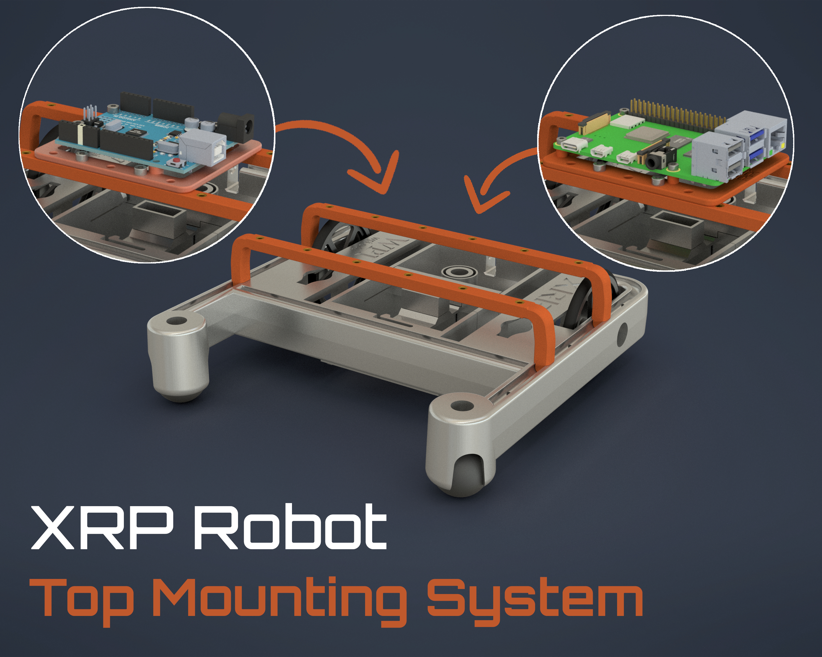 XRP Robot - Top Mounting System