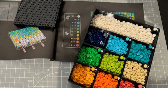 LEGO art World Map (31203) Tile Organizer Tray by DZ | Download free STL model | Printables.com