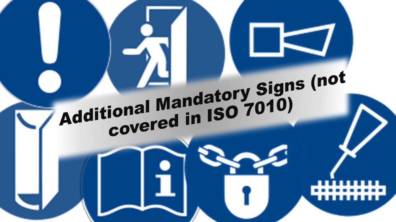 DIN 4844-2 & NEN 3011 Mandatory Signs (not covered in ISO 7010) by ...