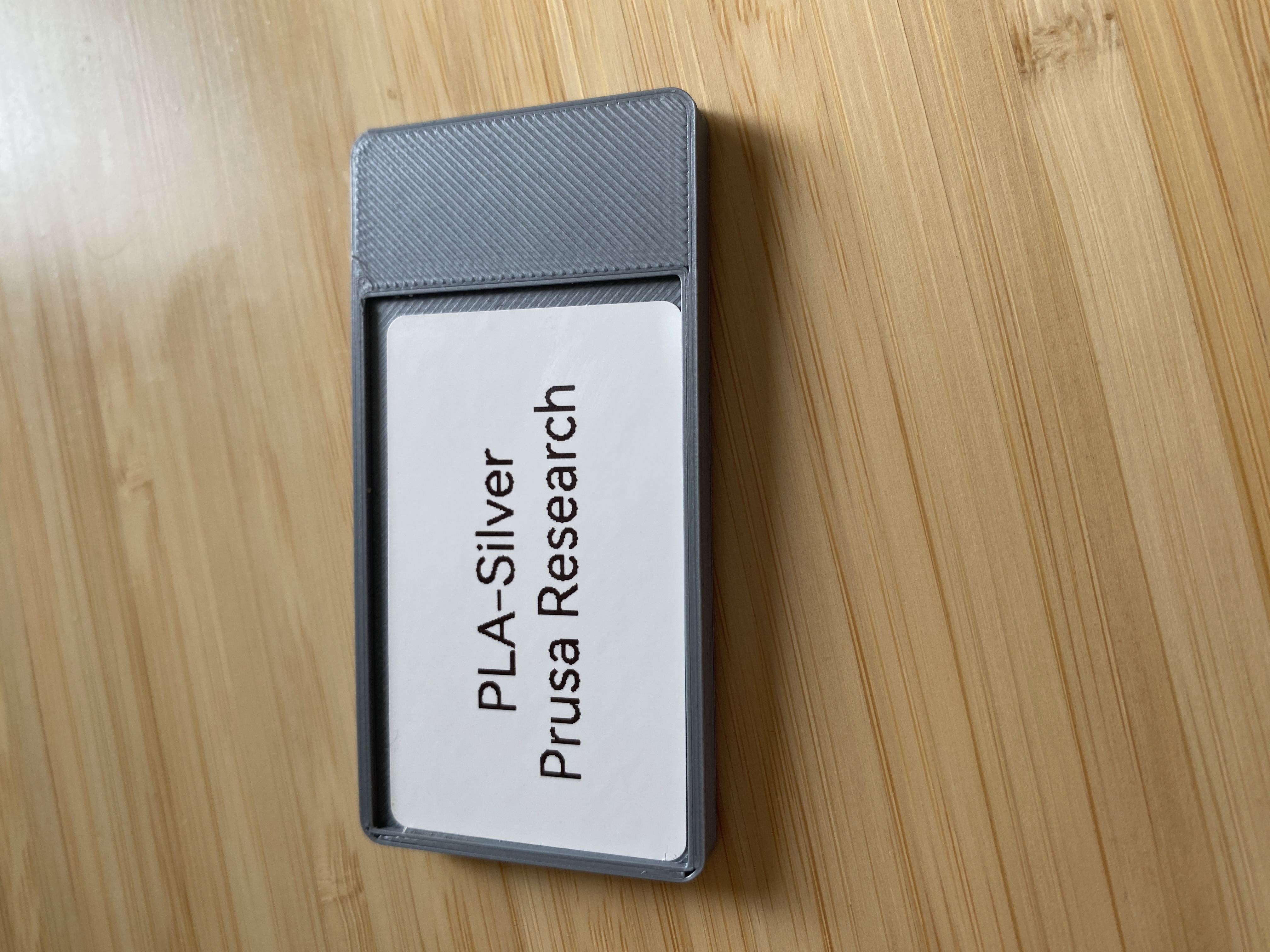 Filament Sample with Label