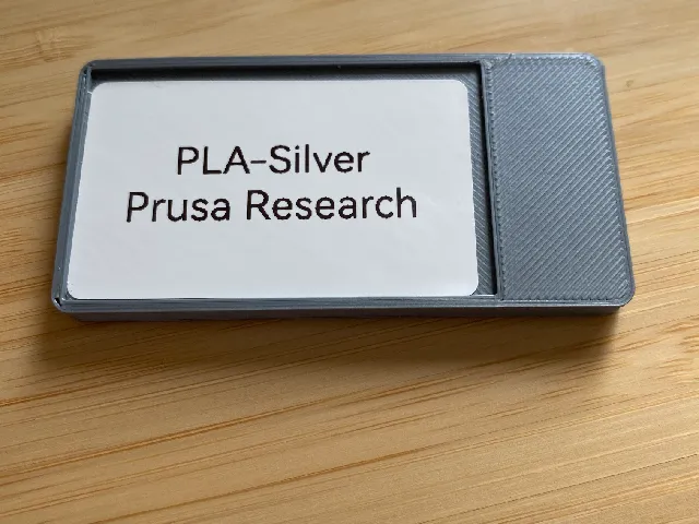 Filament Sample with Label