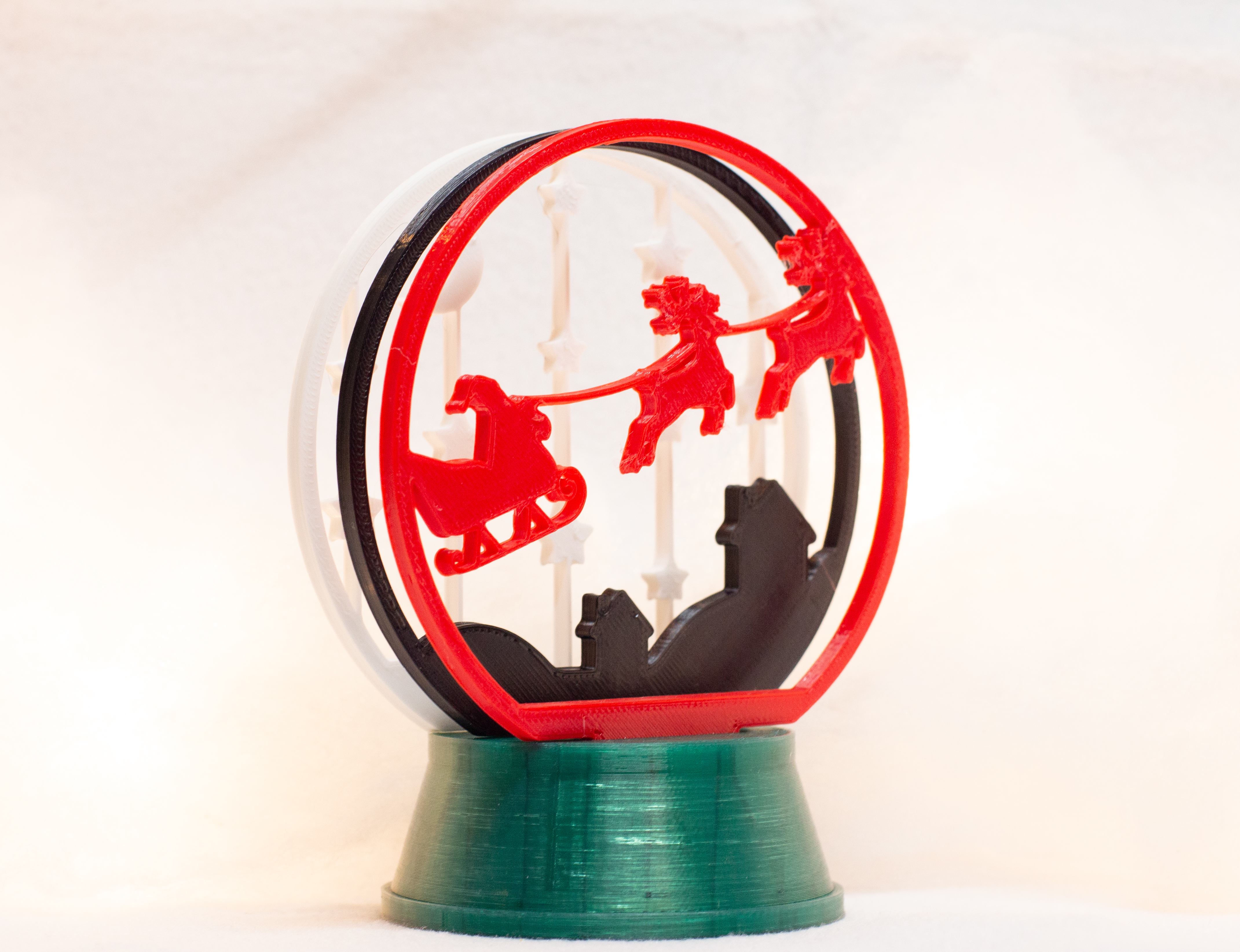 Miniatura 5 do modelo 3D Customizable Snow Globe