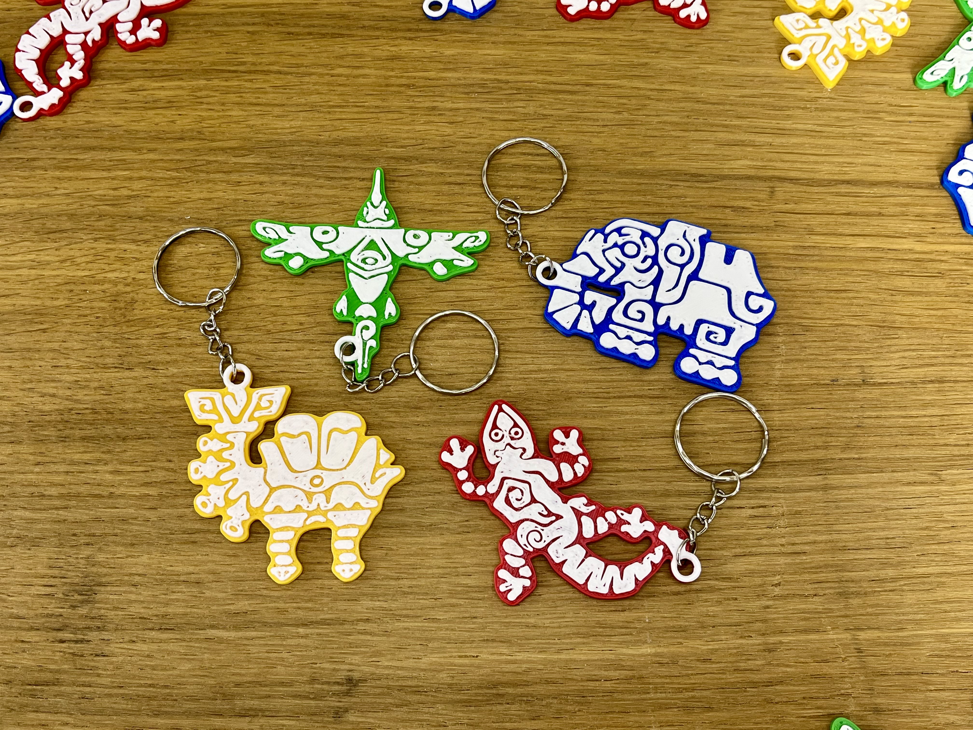 Zelda BOTW Divine Beast Keychains