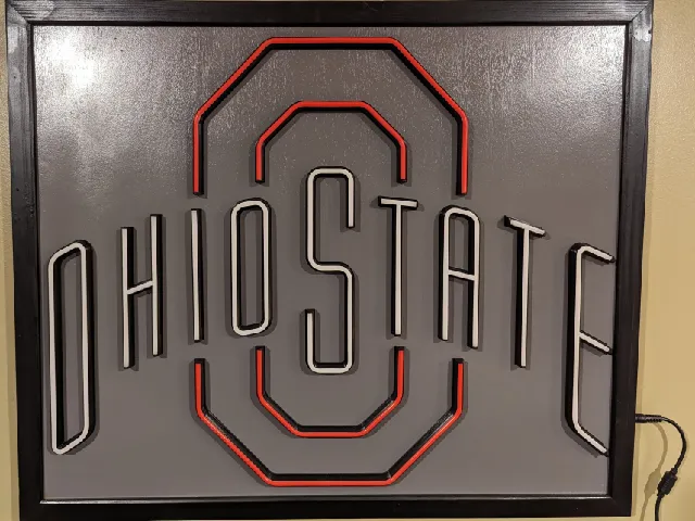Ohio State Neon Sign