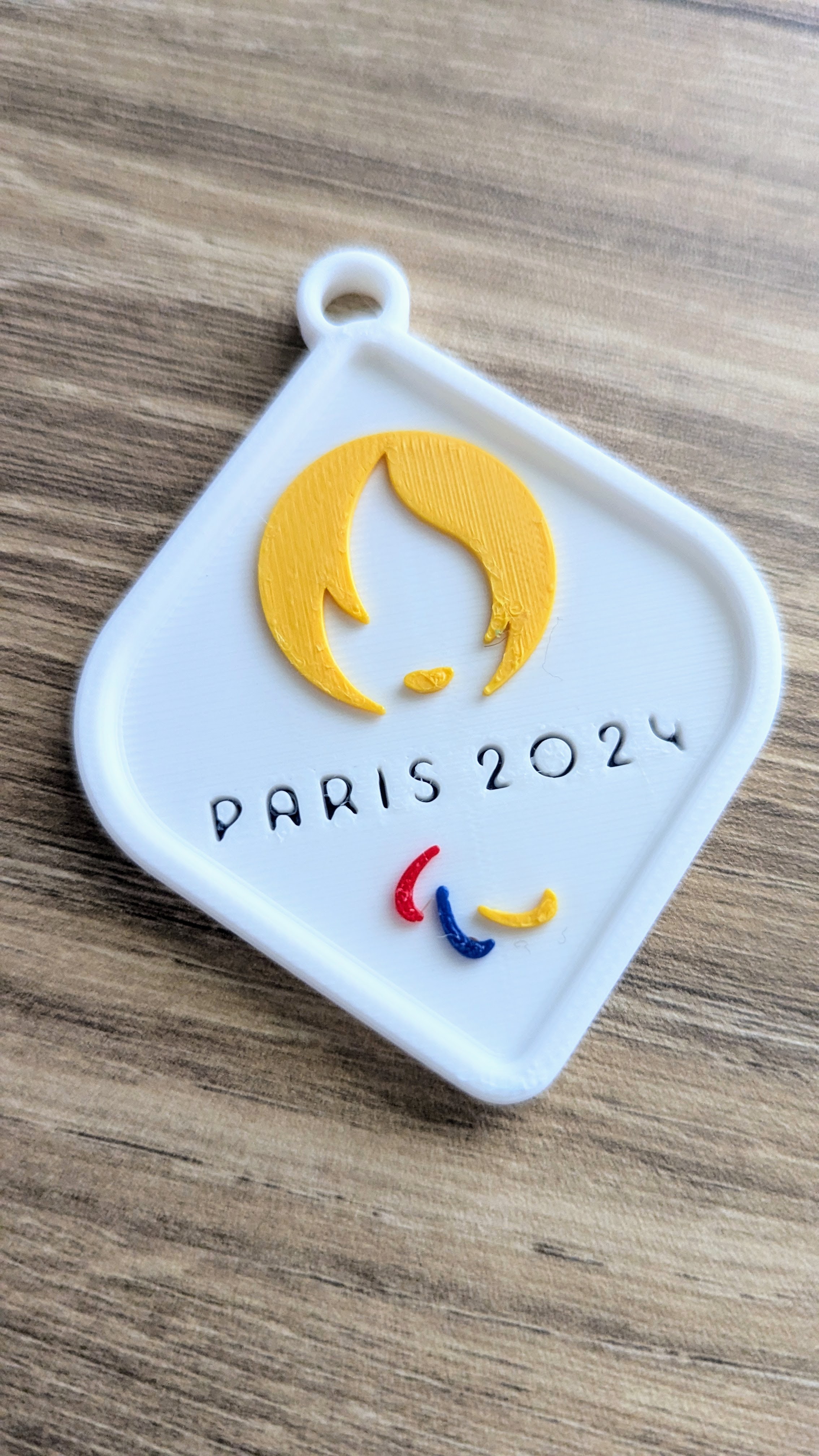 Paralympic Games Paris 2024 Keychain By Micro Center | Download Free ...