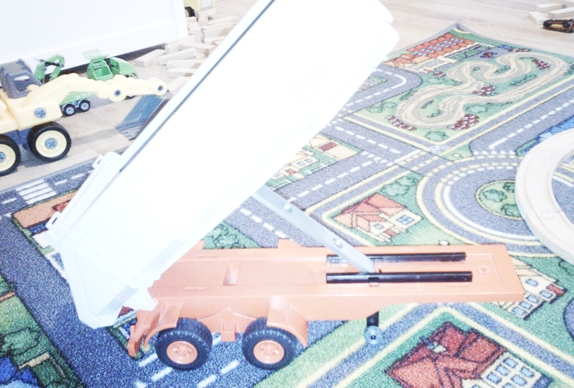 Playmobil 3141A Mammut Sattelschlepper/Mulde Construction Dump Truck