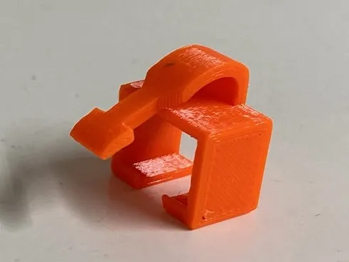 Ethernet RJ45 repair with snap lock for sideways print
