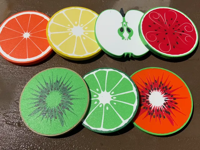 Fruity coasters!