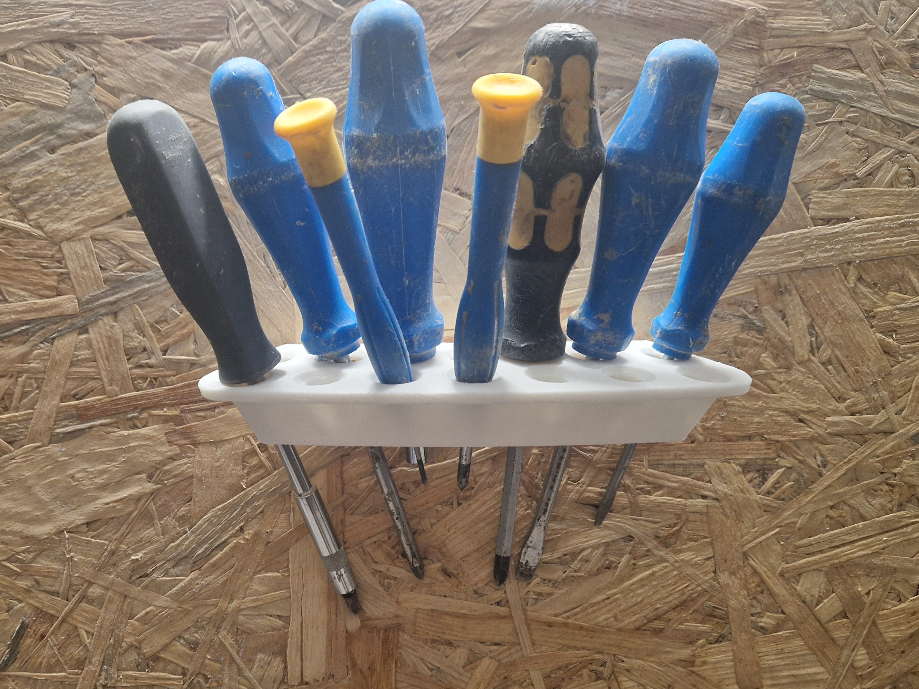 Wall Mounted Screw Driver Holder