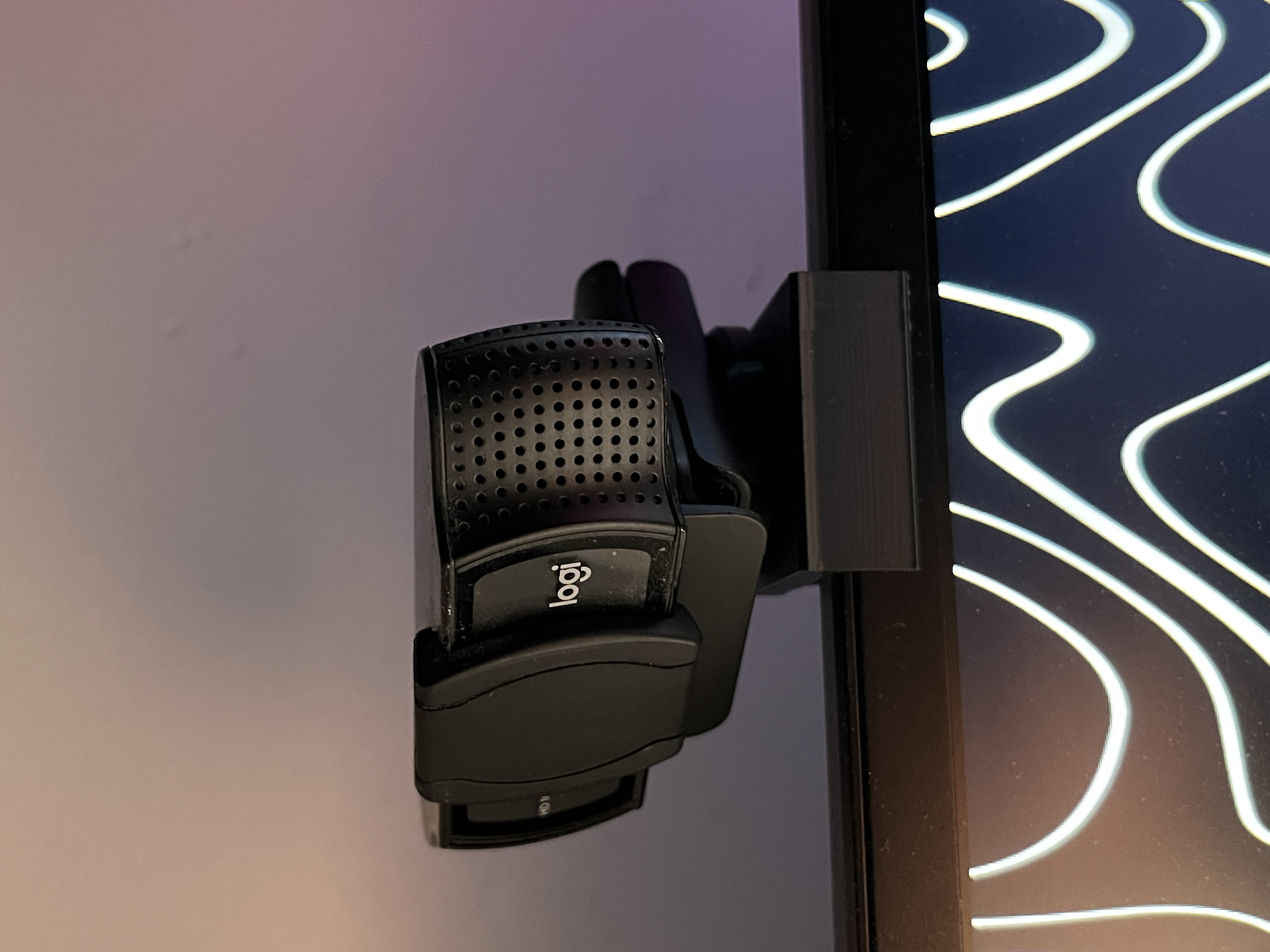 Logitech C920 monitor holder