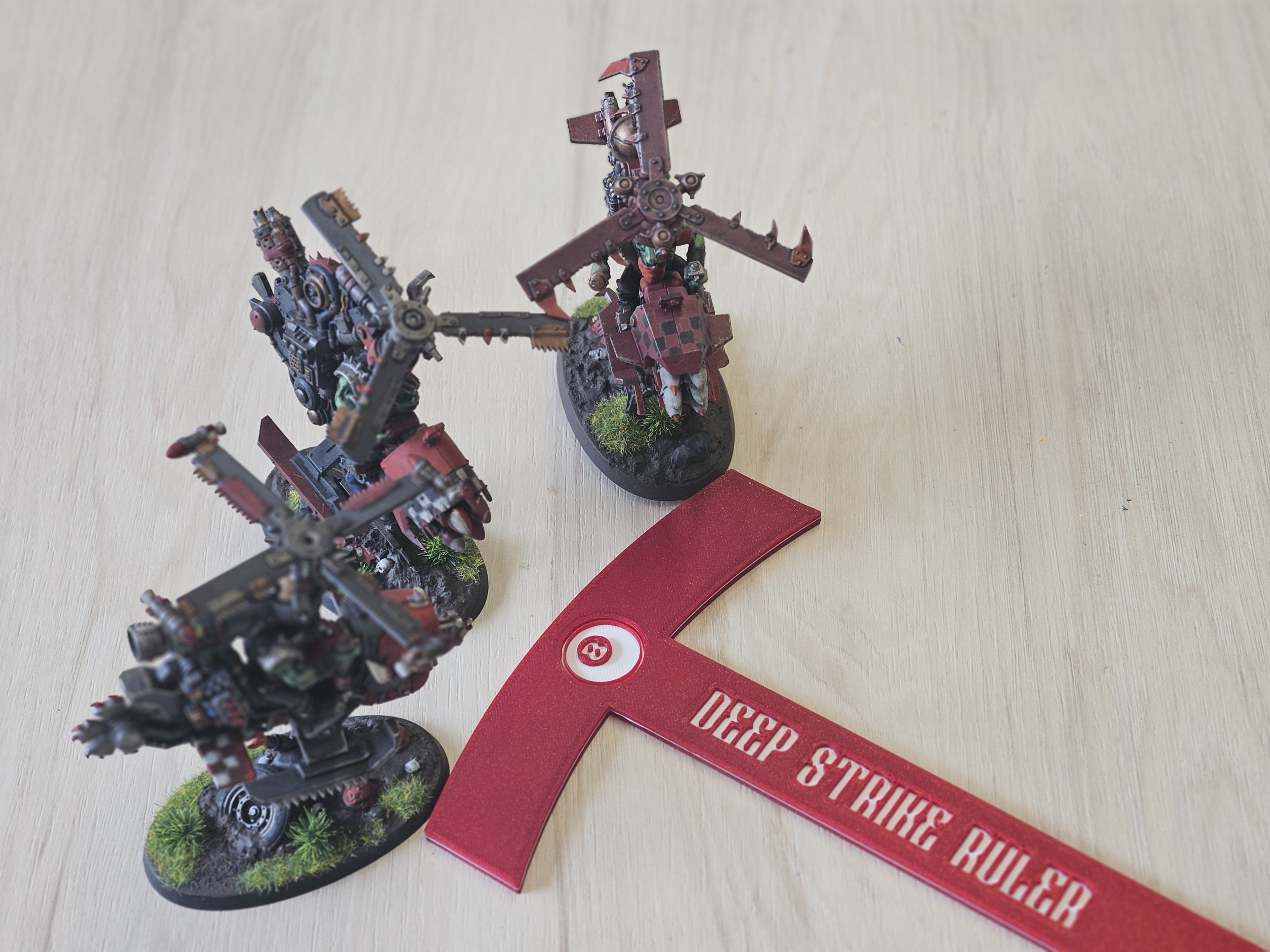 WH40K 8" Deep Strike Ruler