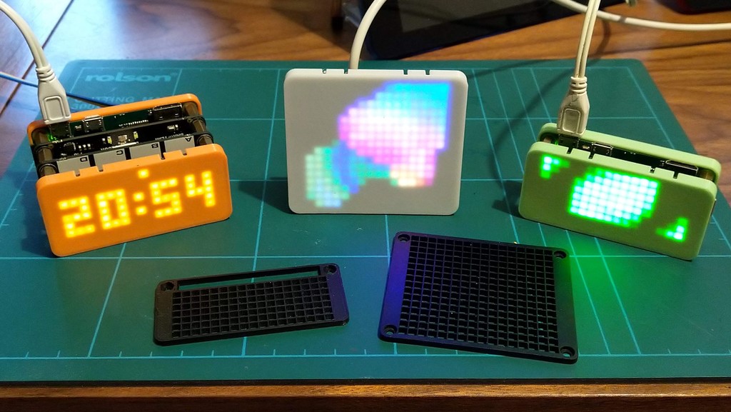 Diffusers for Pimoroni Unicorn Hat HD and Scroll Phat HD