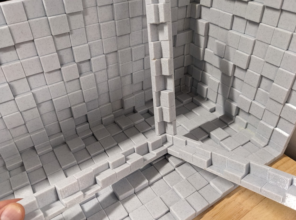 Cube Background Panels for Photography -- Border Pieces 3D model thumbnail