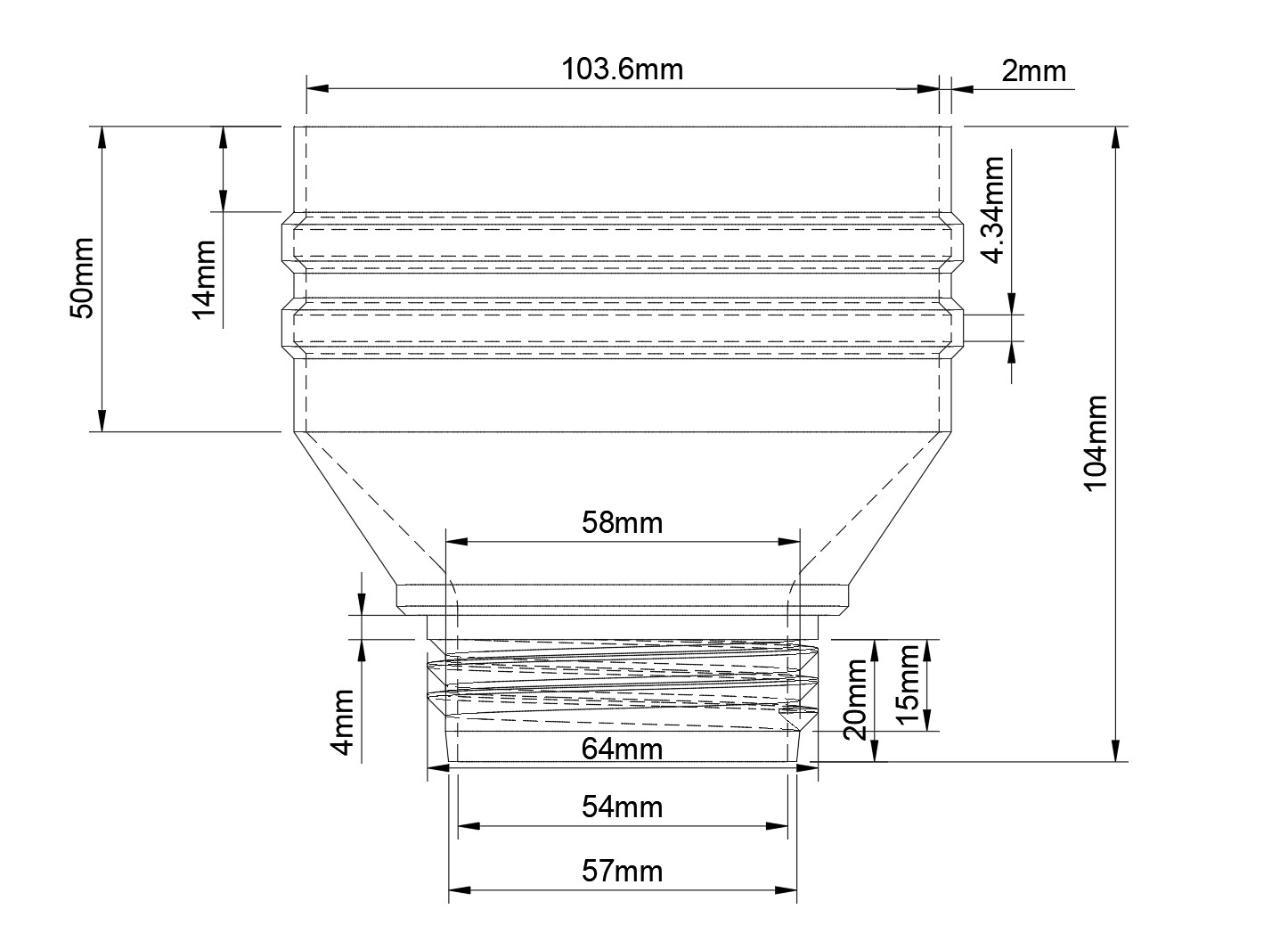 Downspout To Rain Barrel Reducer Adapter By Lex Download Free STL downspout-to-rain-barrel-reducer-adapter-by-lex-download-free-stl