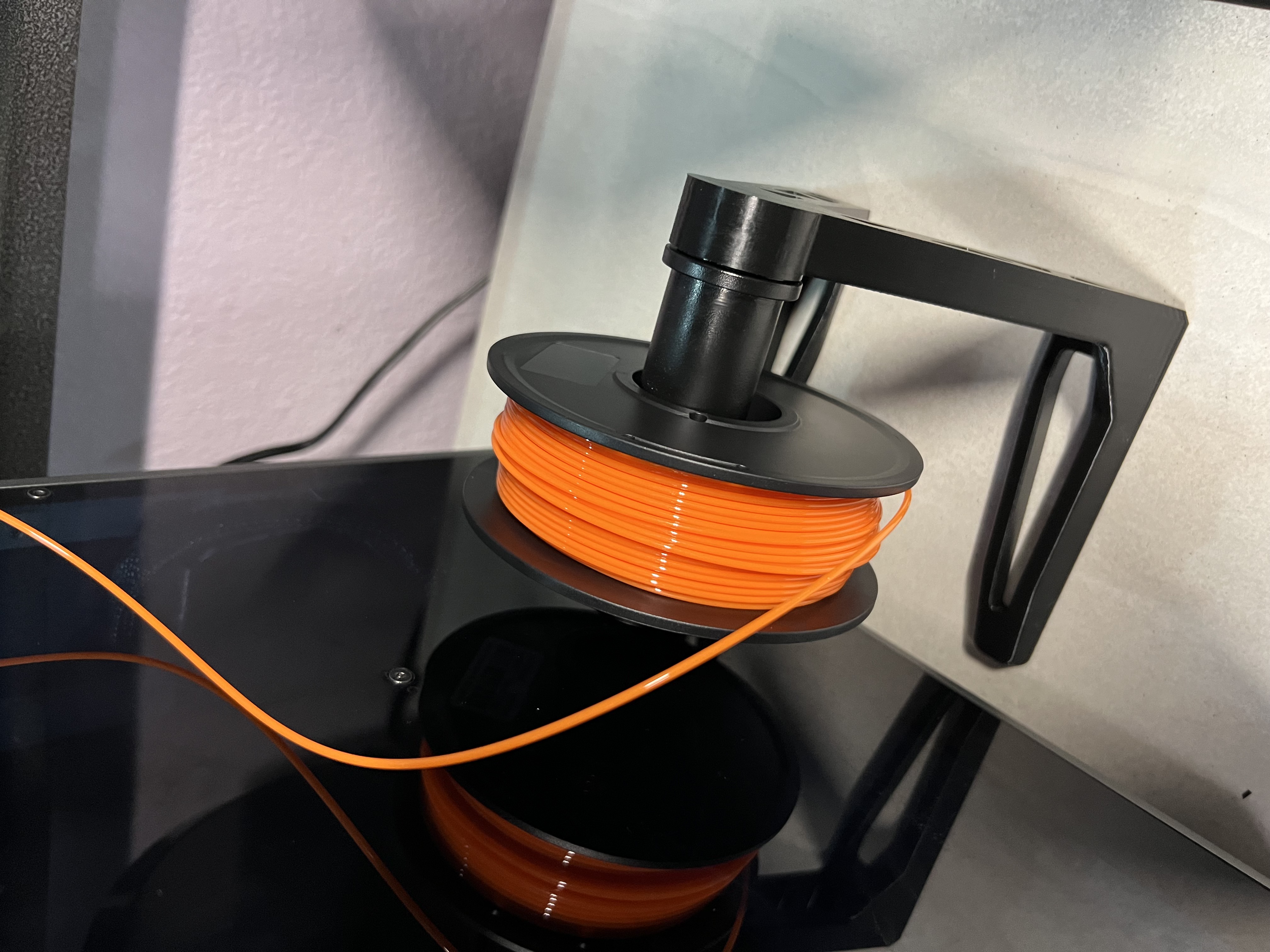 Creality K1/K1C Spool holder using factory post.