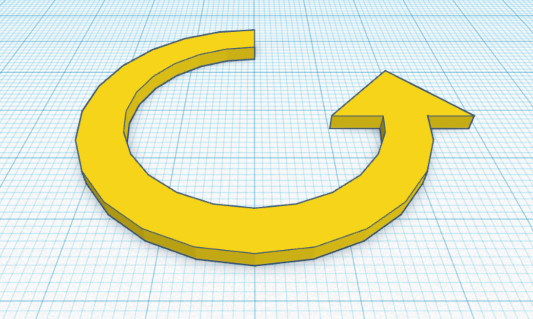Curved Arrow