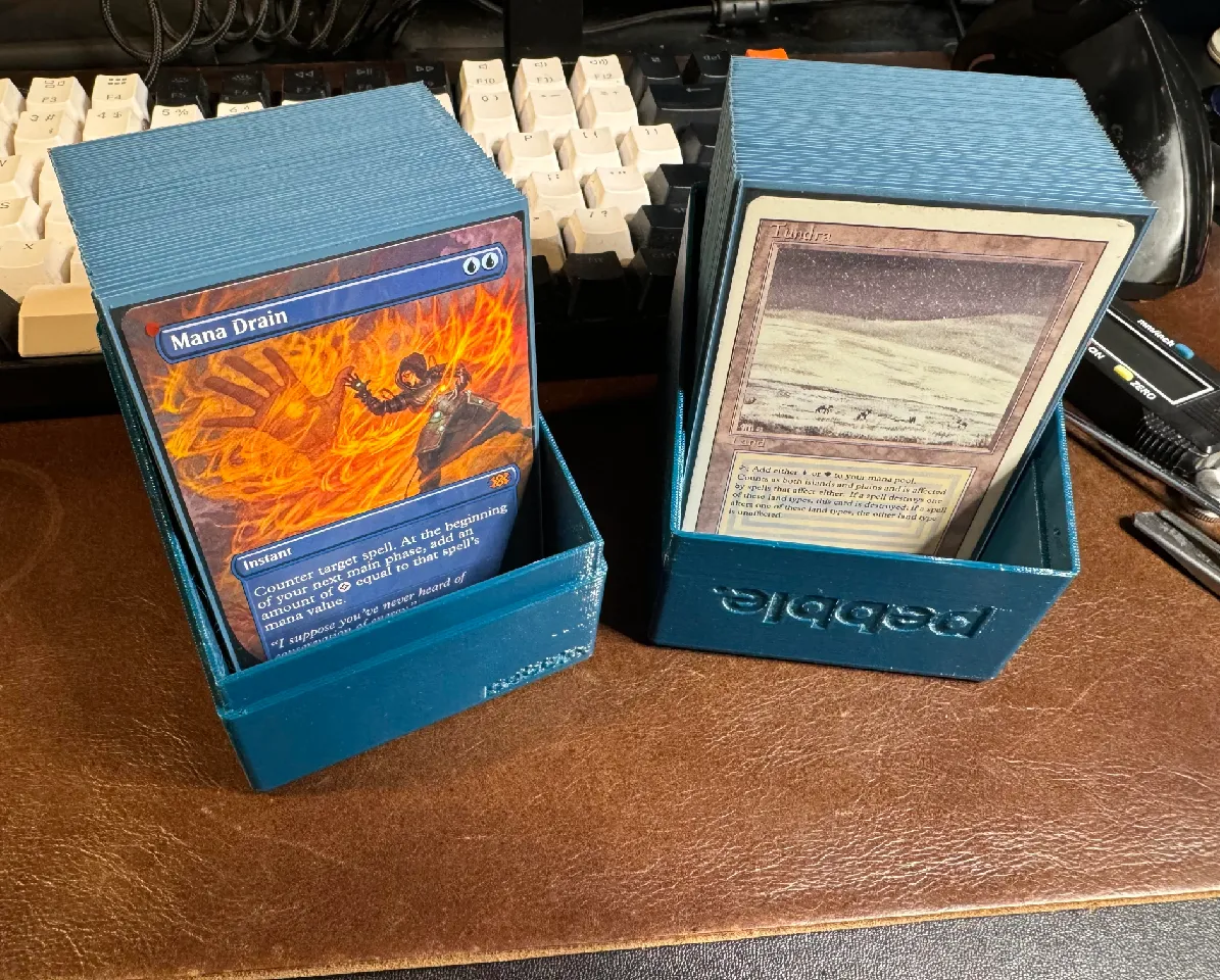 Pebble. - 100 Card Deck Box MTG by MrSmooshy | Download free STL model |  Printables.com