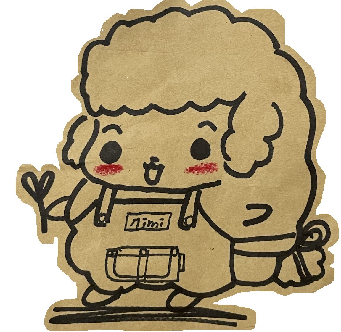 卡通羊鑰匙圈/Cartoon Sheep Keychain by 劉 劉 | Download free STL model ...