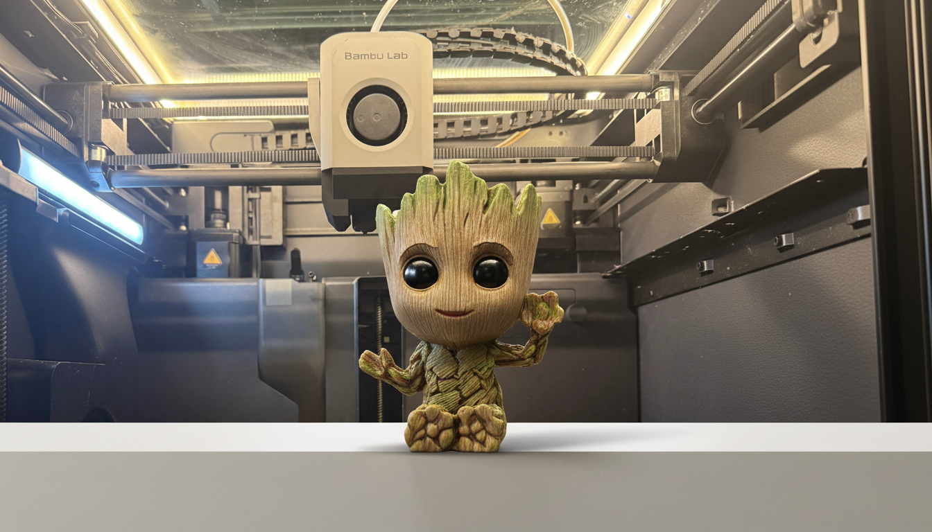 Baby Groot Statuette - Dancing Guardian