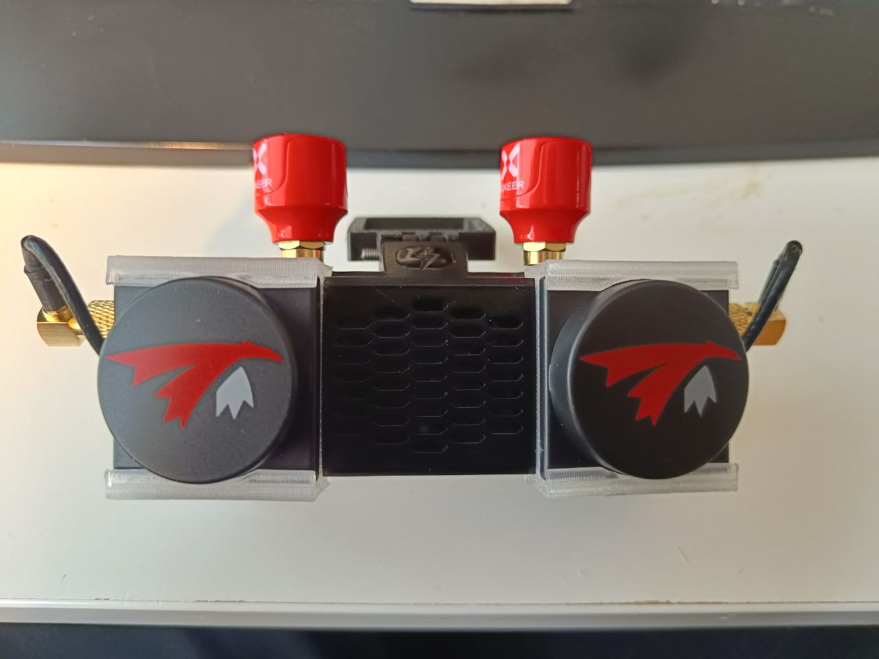 HDZero trueRC patch antenna holder for VRX-4