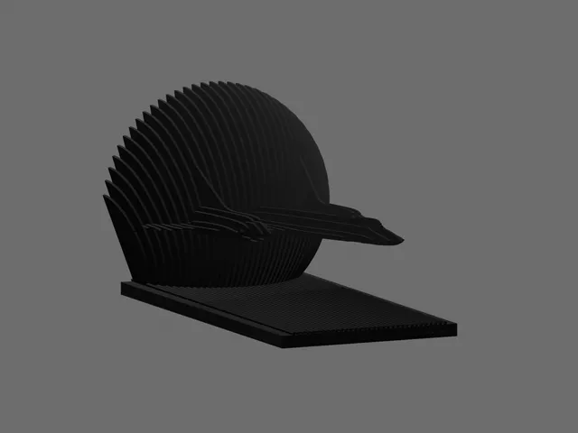 SR-71 Blackbird Shockwave Sculpture