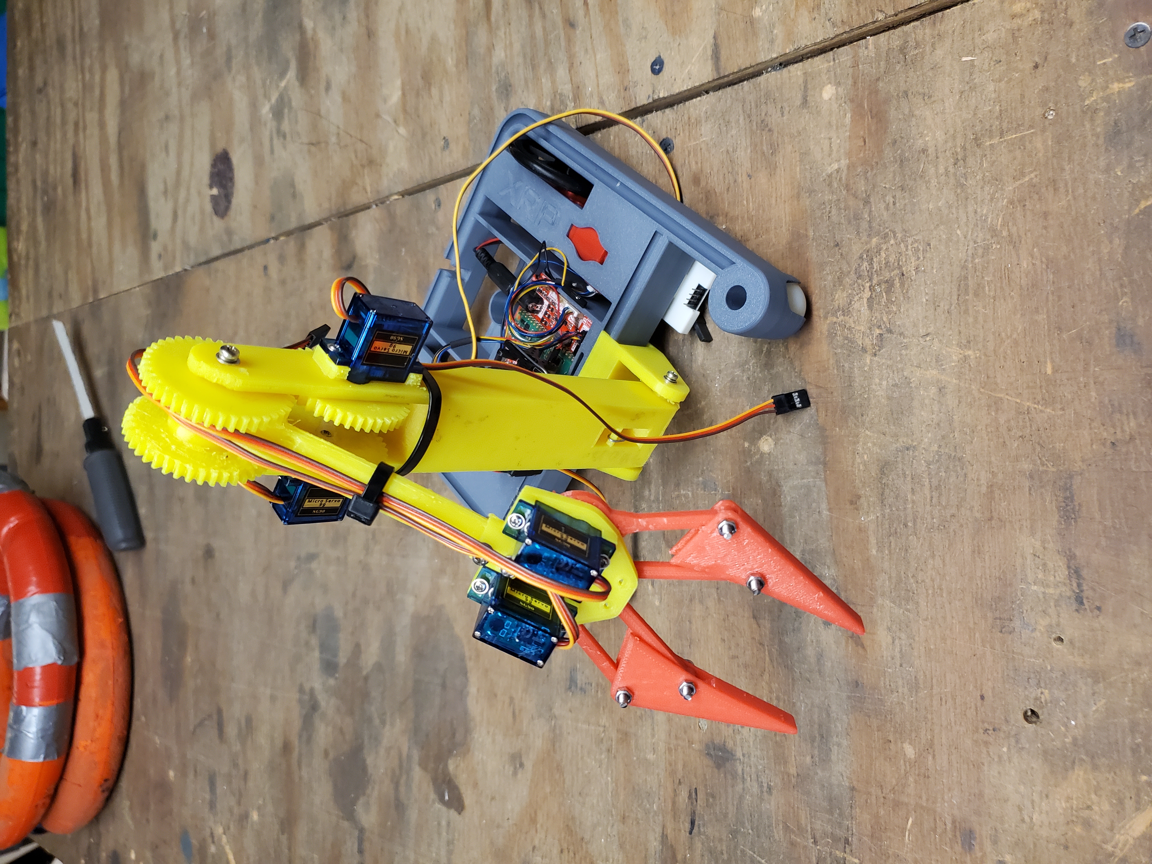 XRP Robot Servo Arm with Grippers
