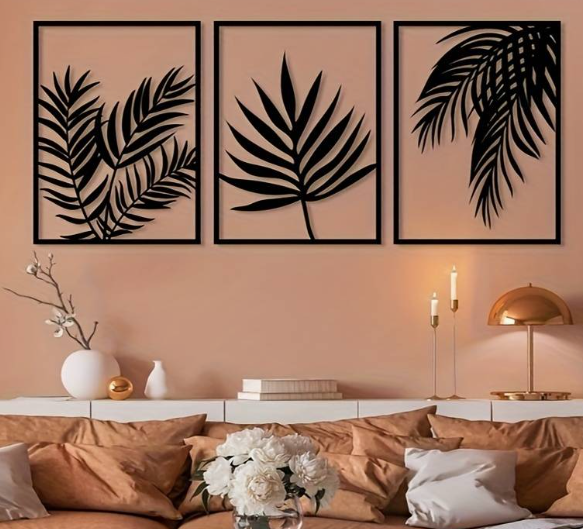 3pcs Bamboo Wall Art