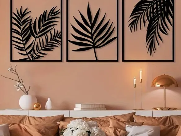3pcs Bamboo Wall Art