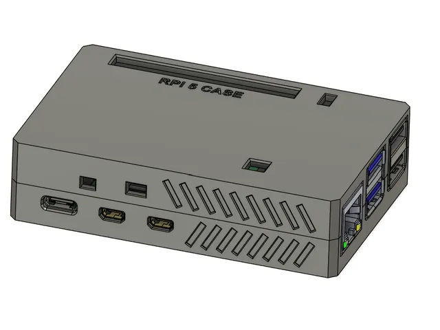 Raspberry PI 5 Case With A Clip (Or Without)