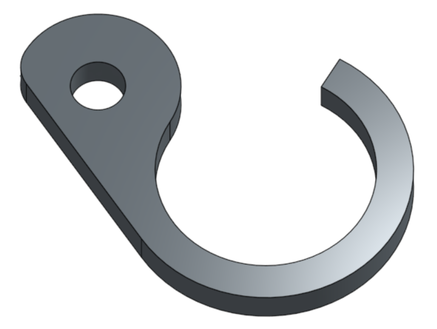 Miniatura 2 do modelo 3D Strong Simple Hook