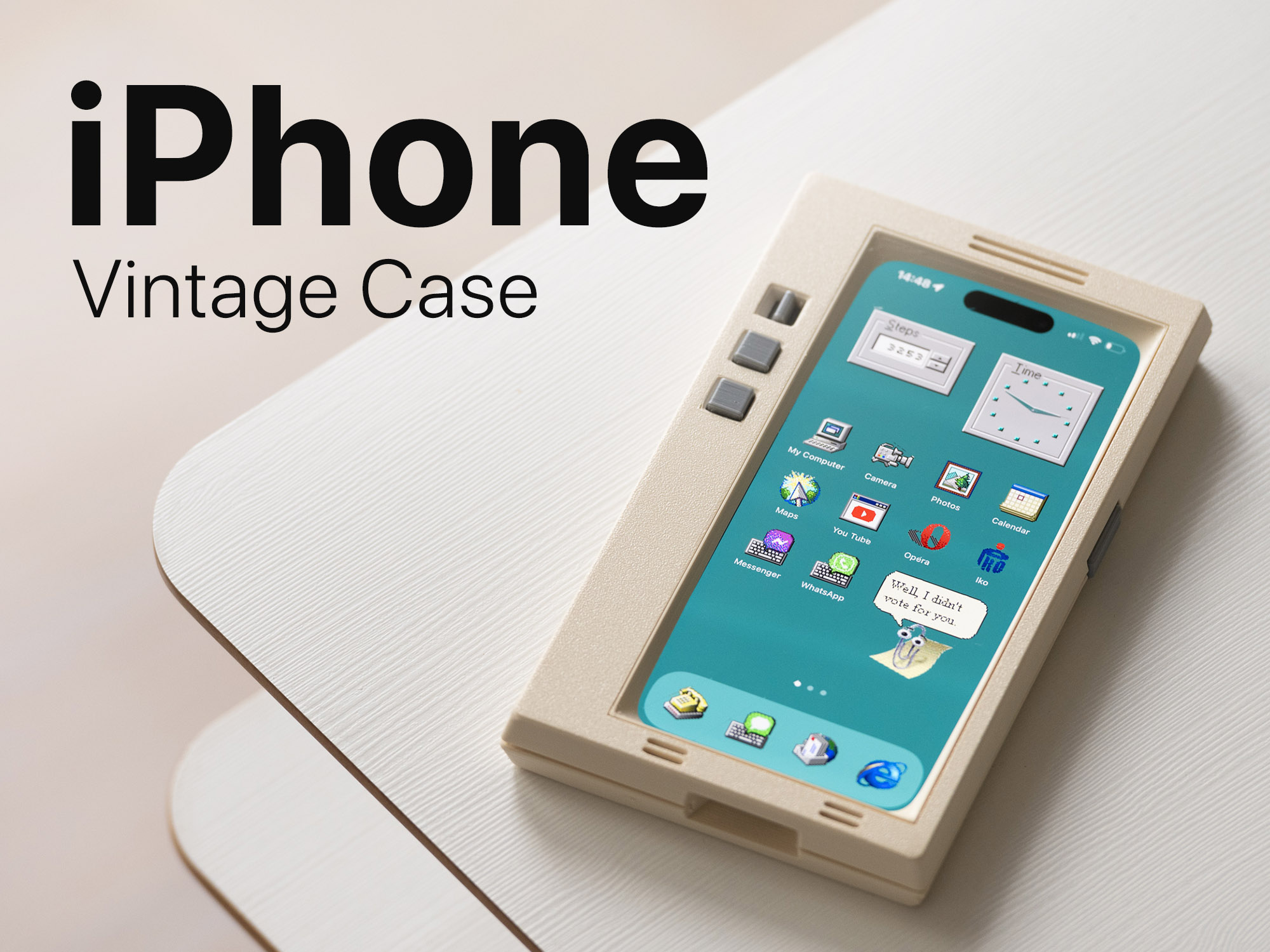 iPhone - Retro Case by Retron Print | Printables Store