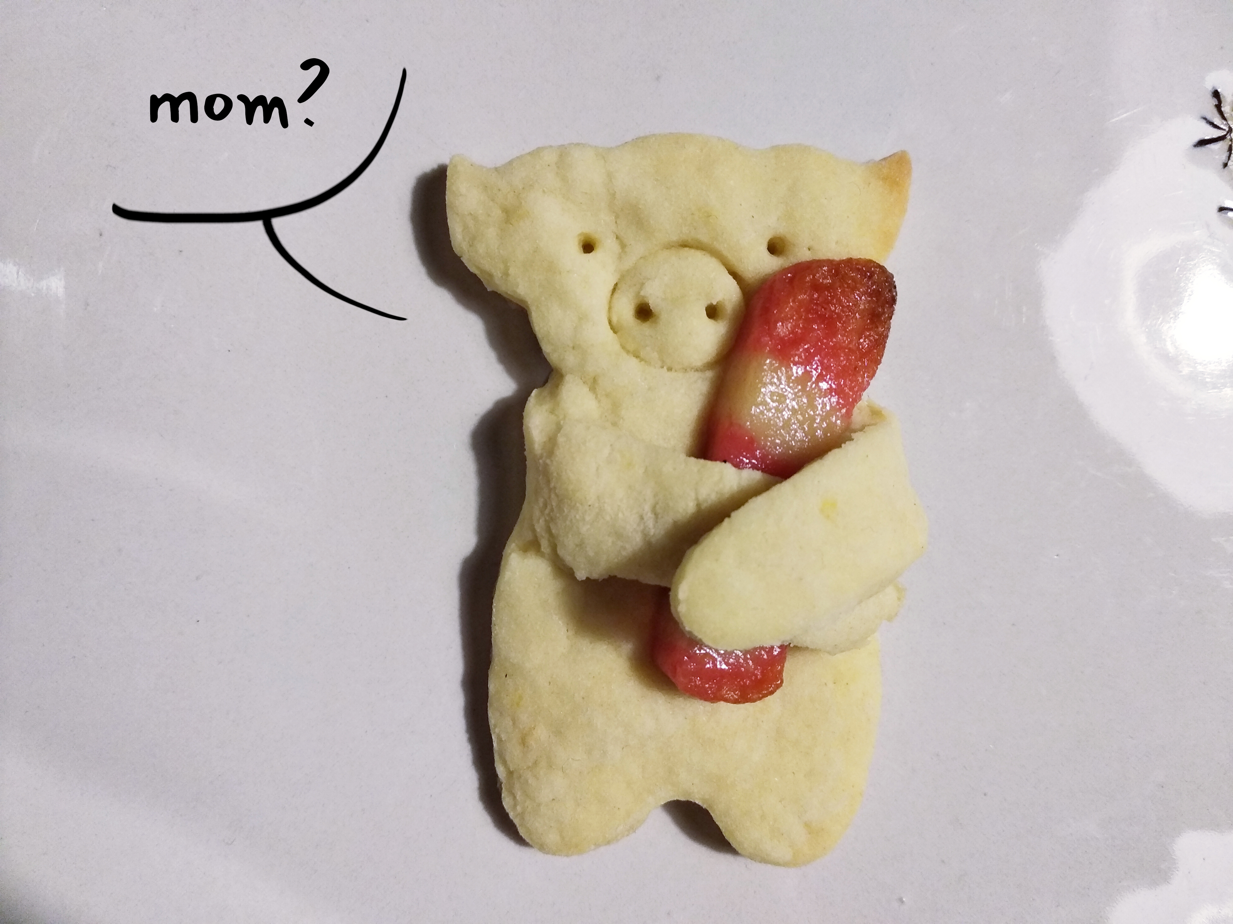 Cookie Cutter - Piglet embracing his lardoon