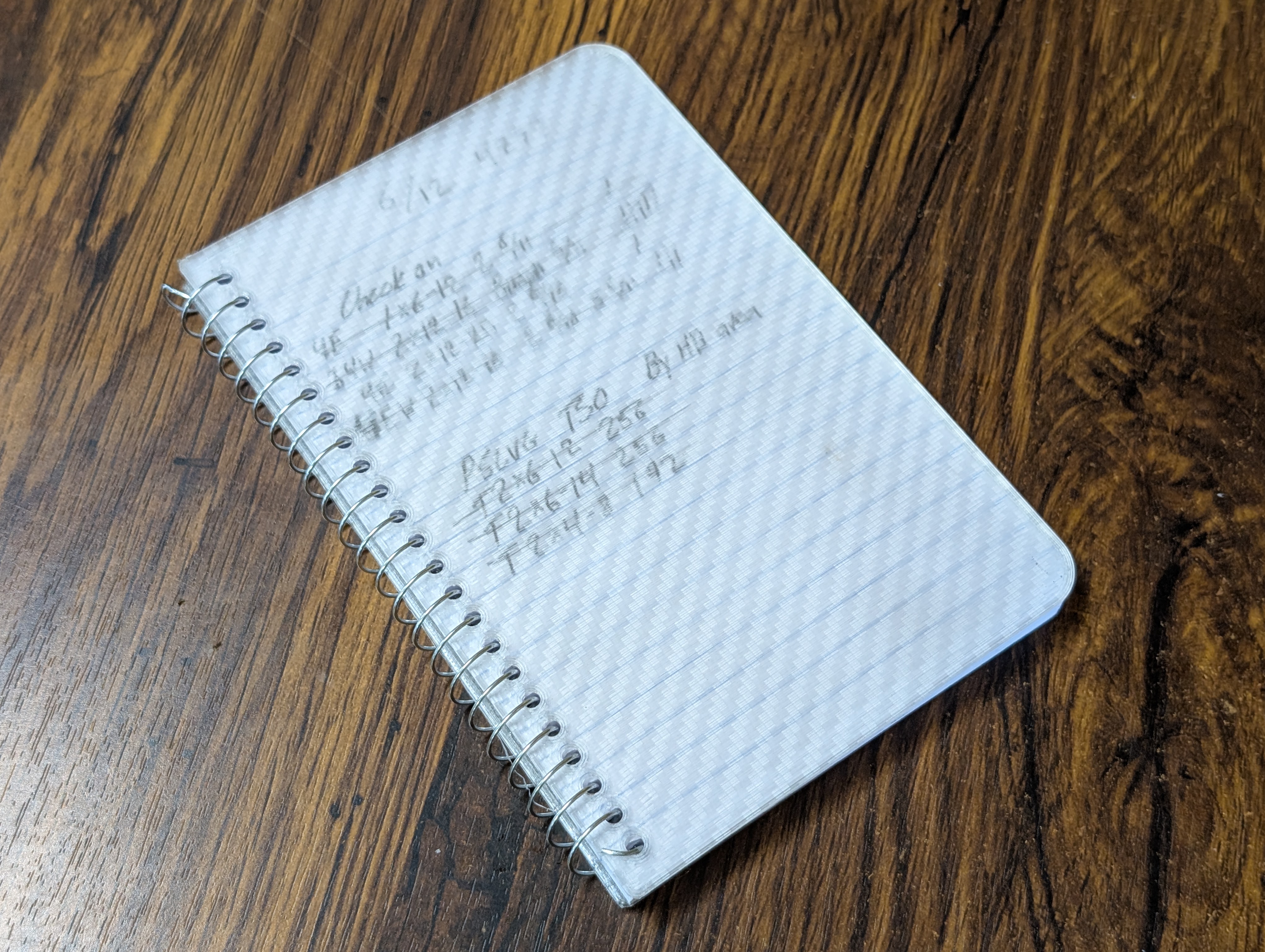 Hardcover for Walmart Pen+Gear Memo Book