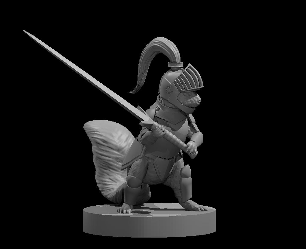 Sir Nutsalot the Squirrel Paladin