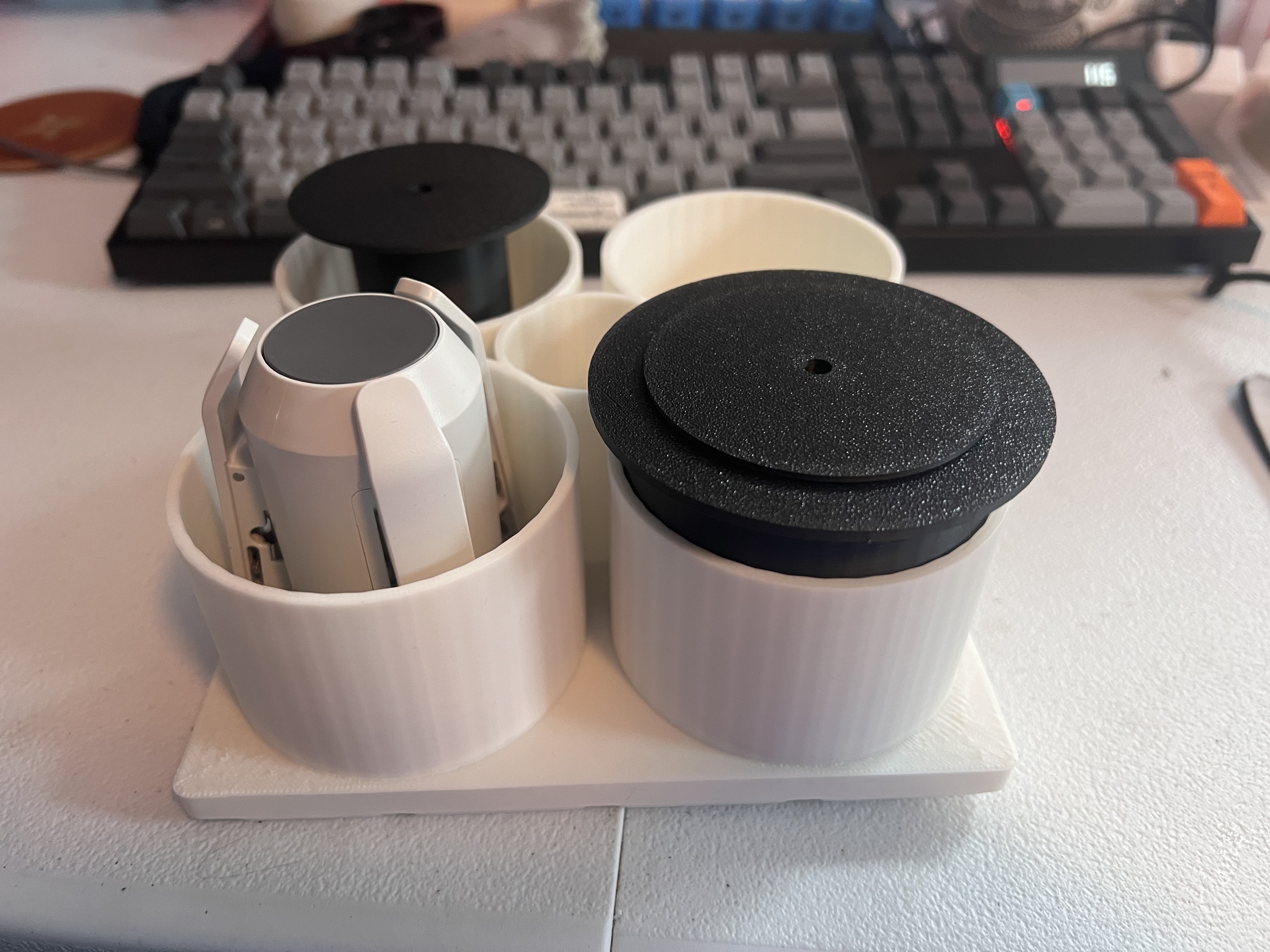 AMS Lite Gridfinity Holder for Spool Adapters and Spool Holders