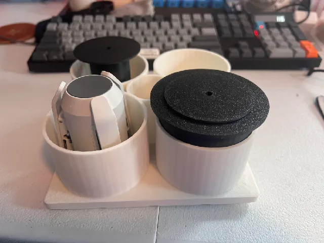 AMS Lite Gridfinity Holder for Spool Adapters and Spool Holders