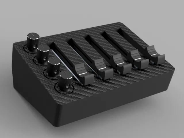 Mixer Pc volumes with LED - Deej