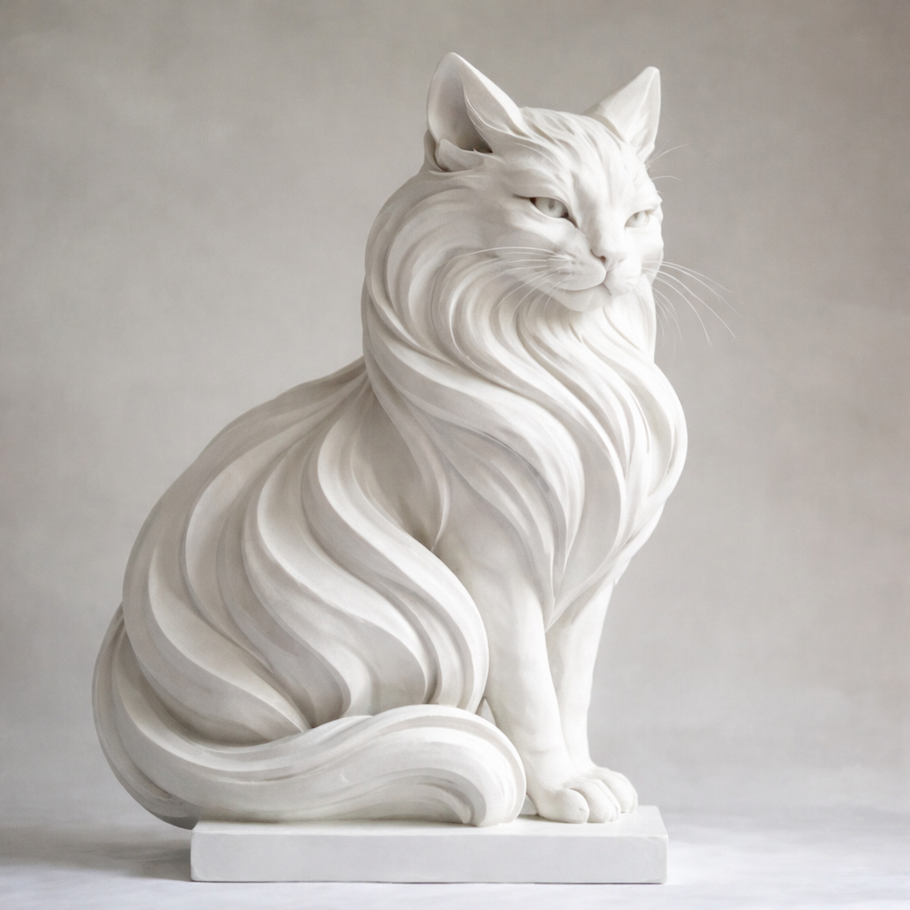 Majestic Longhair Cat