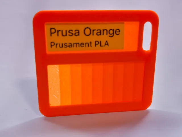 Filament color swatch with depth gradient