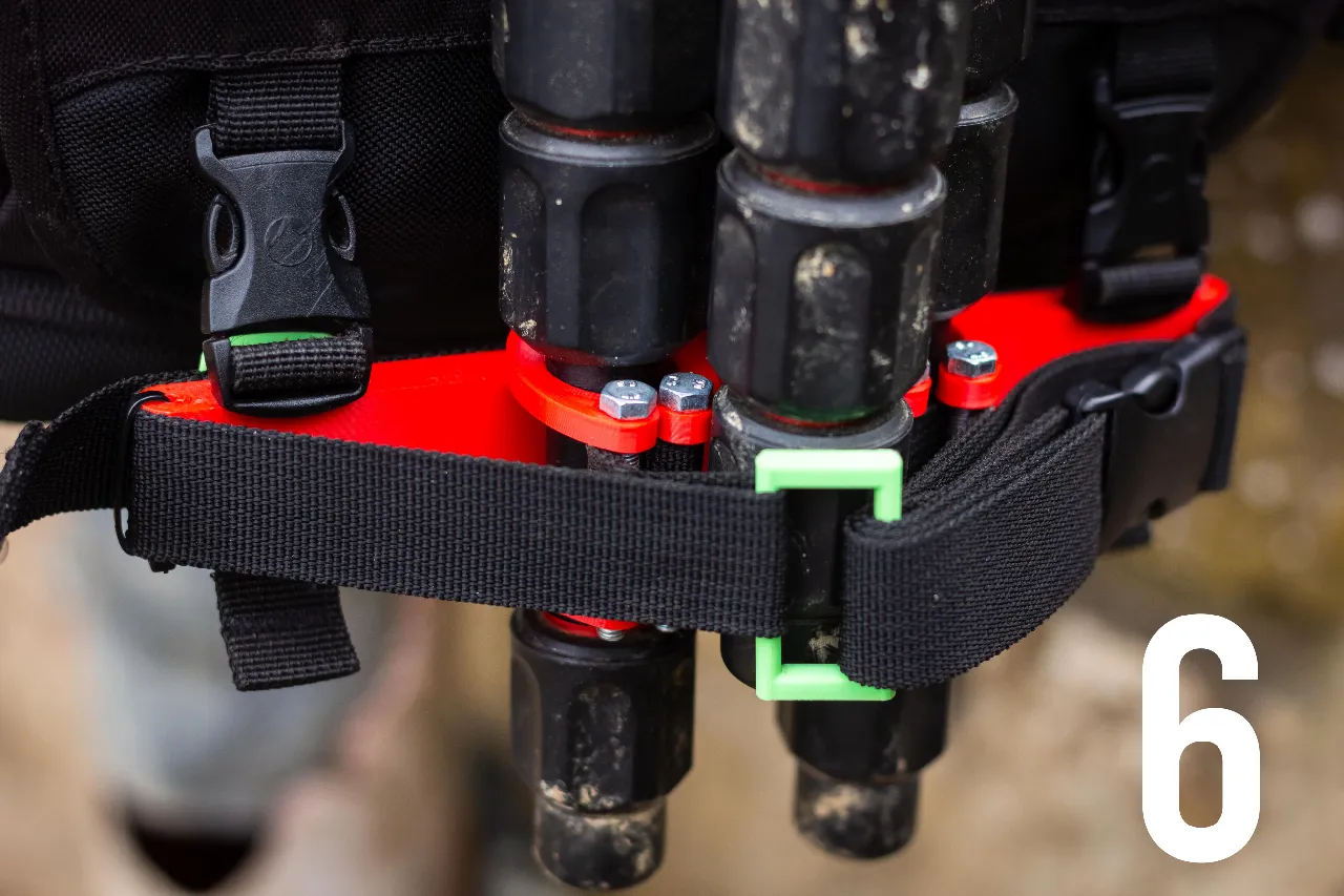 QUICK-CLIP mole compatible BACKPACK TRIPOD MOUNT by Igotocds 